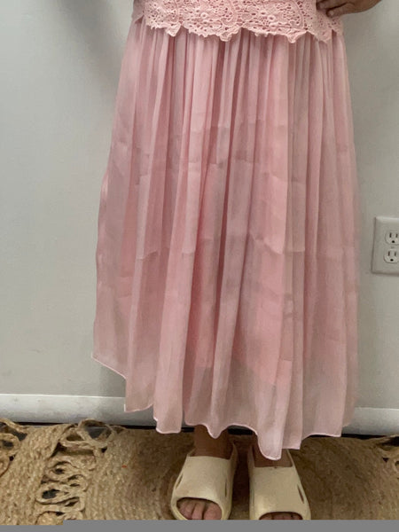 Wide Leg Elastic Waist Pants Melissa McCoy