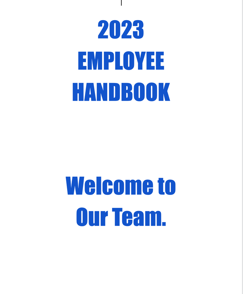 2023 Boutique Employee Manual OhhMy! Gifts and Things, LLC