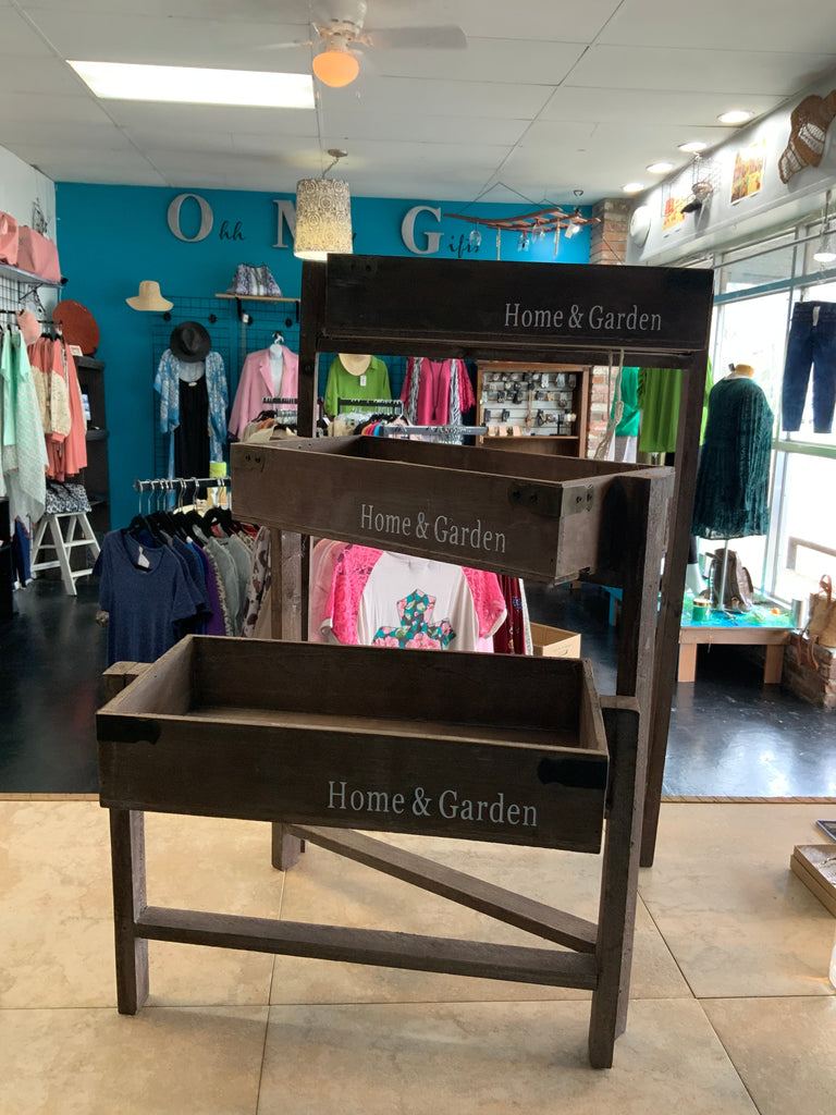 Triple Layer Wooden Stand OhhMy! Gifts and Things, LLC