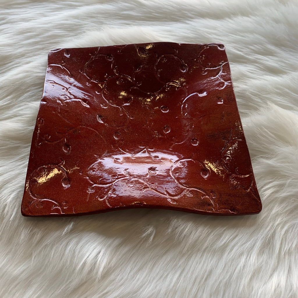 Large Raised Square Tray Mary Rita May