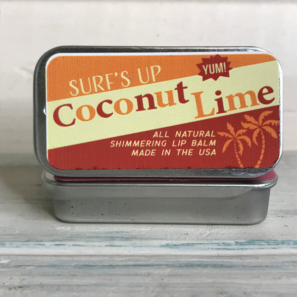 Assorted Flavor Lip Balm-Slide top-Coconut Lime