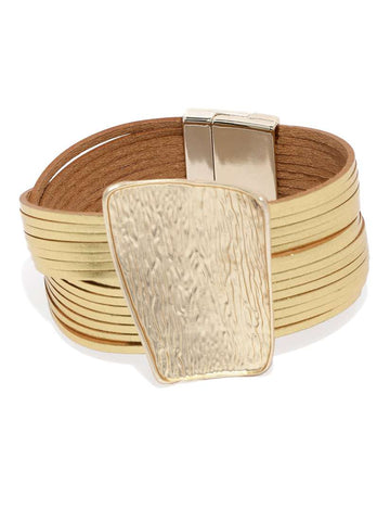Why the Leather &amp; Gold Wrap Bracelet Is 2025’s Must-Have Accessory