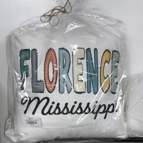 Custom Pillows-Florence Mississippi-Multi-Color