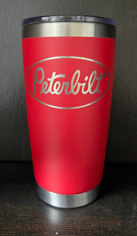 20oz Coffee Mug - No Handle-Red-Peterbilt