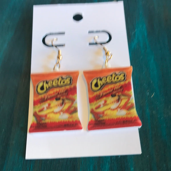 Foodie Earrings-Cheetos