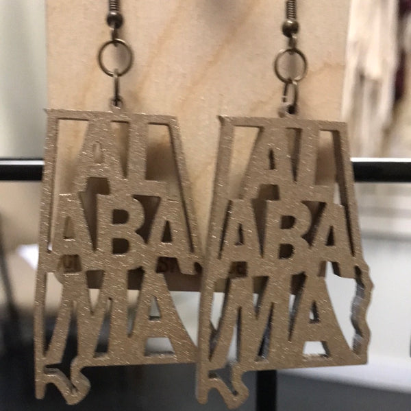 Alabama Earrings-copper