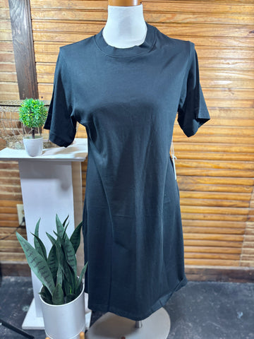 SixFifty Tshirt Dress - Black Debra Hodge