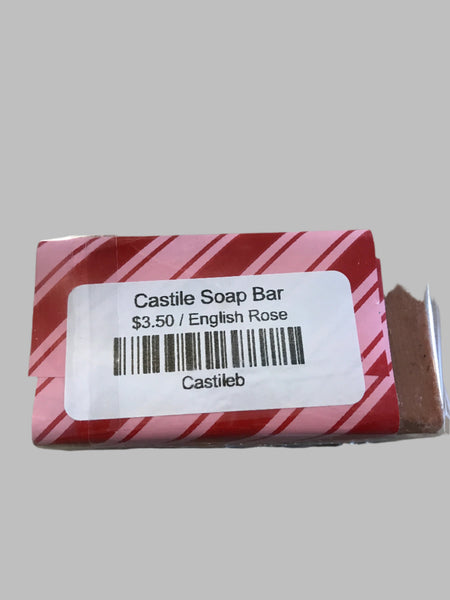 Castile Soap Bar-English Rose