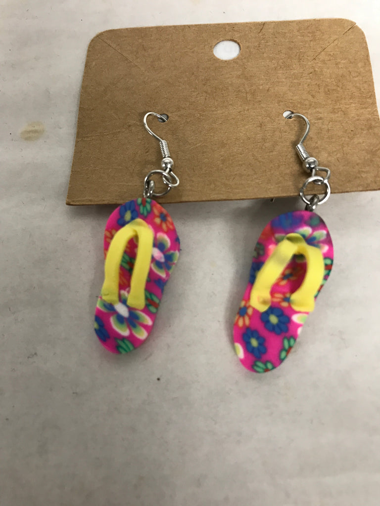 Flower Flip flop Earrings