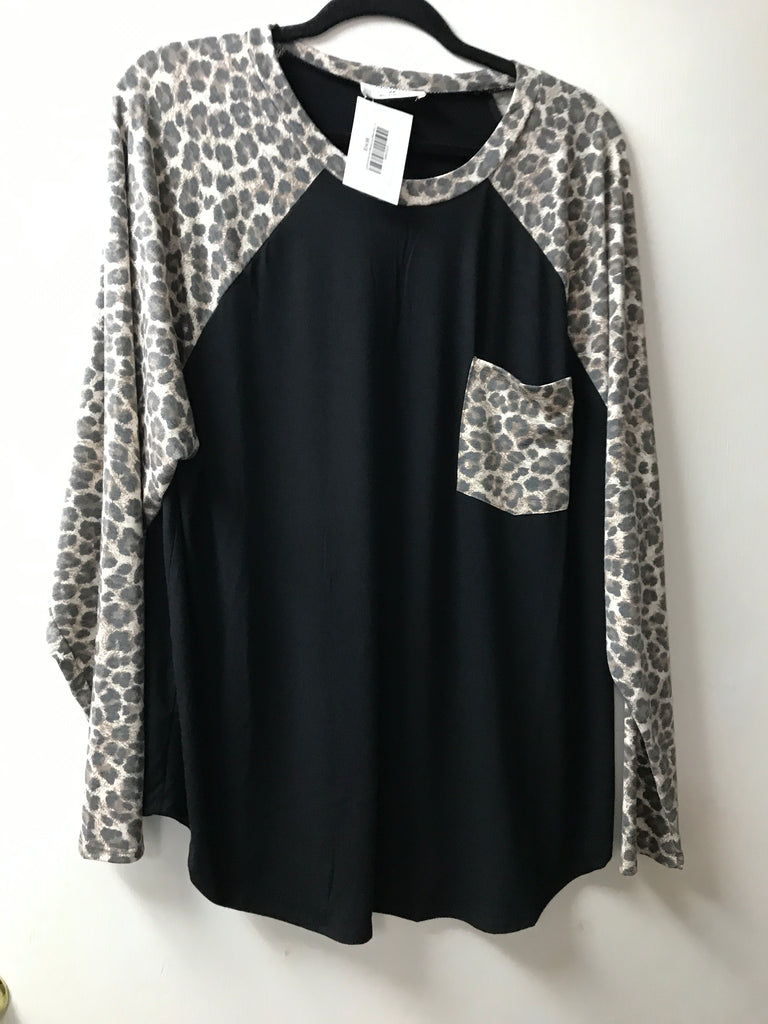 Leopard Pocket and sleeve 2x