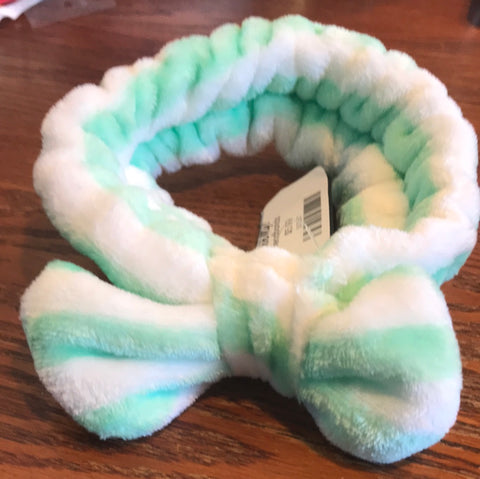 Super Soft Headbands-Mint Green Stripes