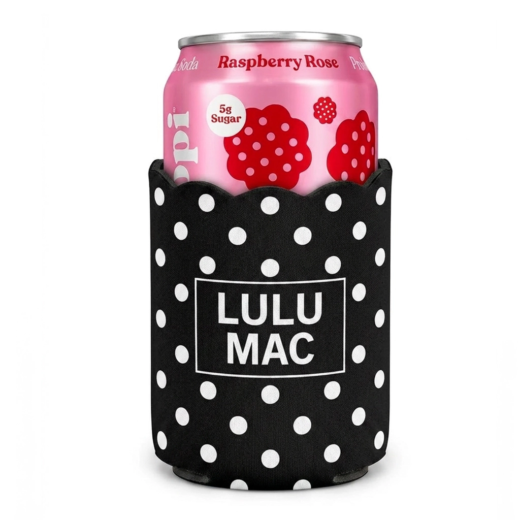 LM-KZ-1001 Black/White Dot Koozie Girlie Girl Originals