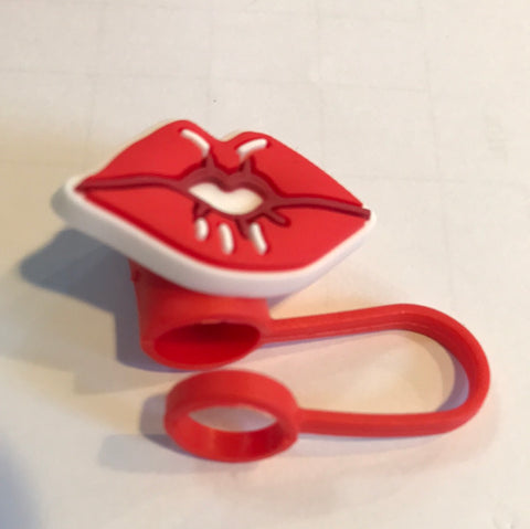 Valentine Straw Covers-Lips