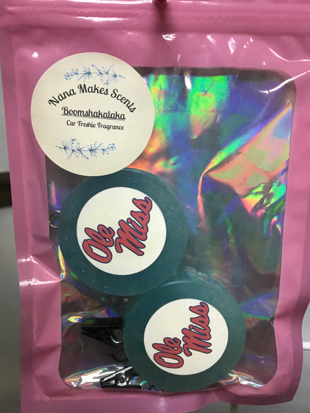 Assorted Scents and Style Car Freshies-Boomshakalaka-Ole Miss