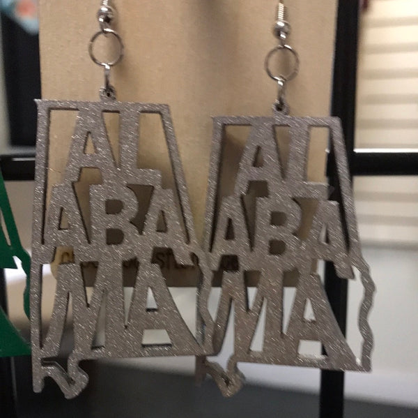 Alabama Earrings-silver