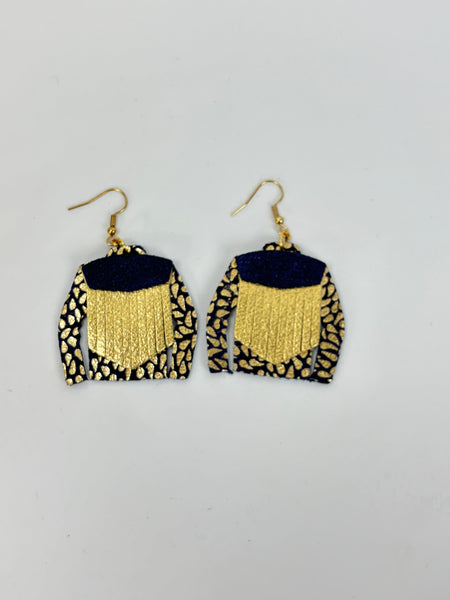 Cowgirl Jacket Earrings OhhMy! Gifts and Things, LLC