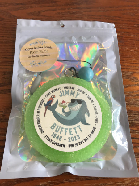 Assorted Scents and Style Car Freshies-Jimmy buffett-Mint Green