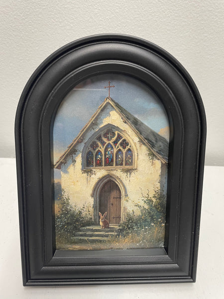 5x7 rabbit at church