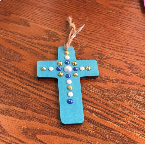 Easter Crosses-teal