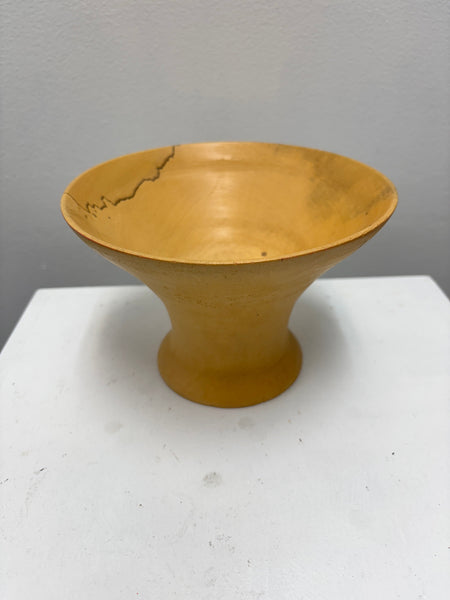Elegant Hand-Turned Wooden Display Bowl – Rustic Charm for Any Room karen Forkin