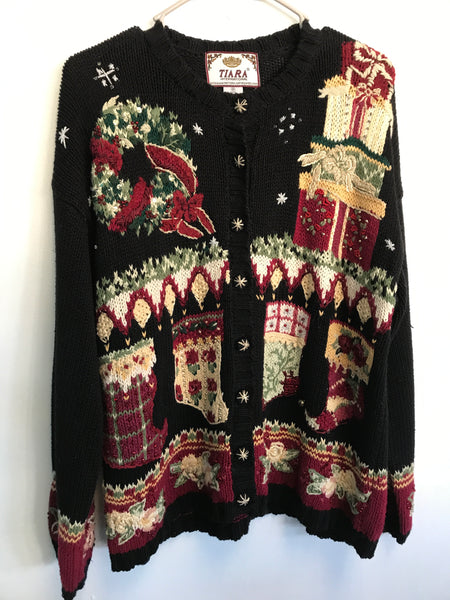 Vintage Christmas Sweaters-Medium