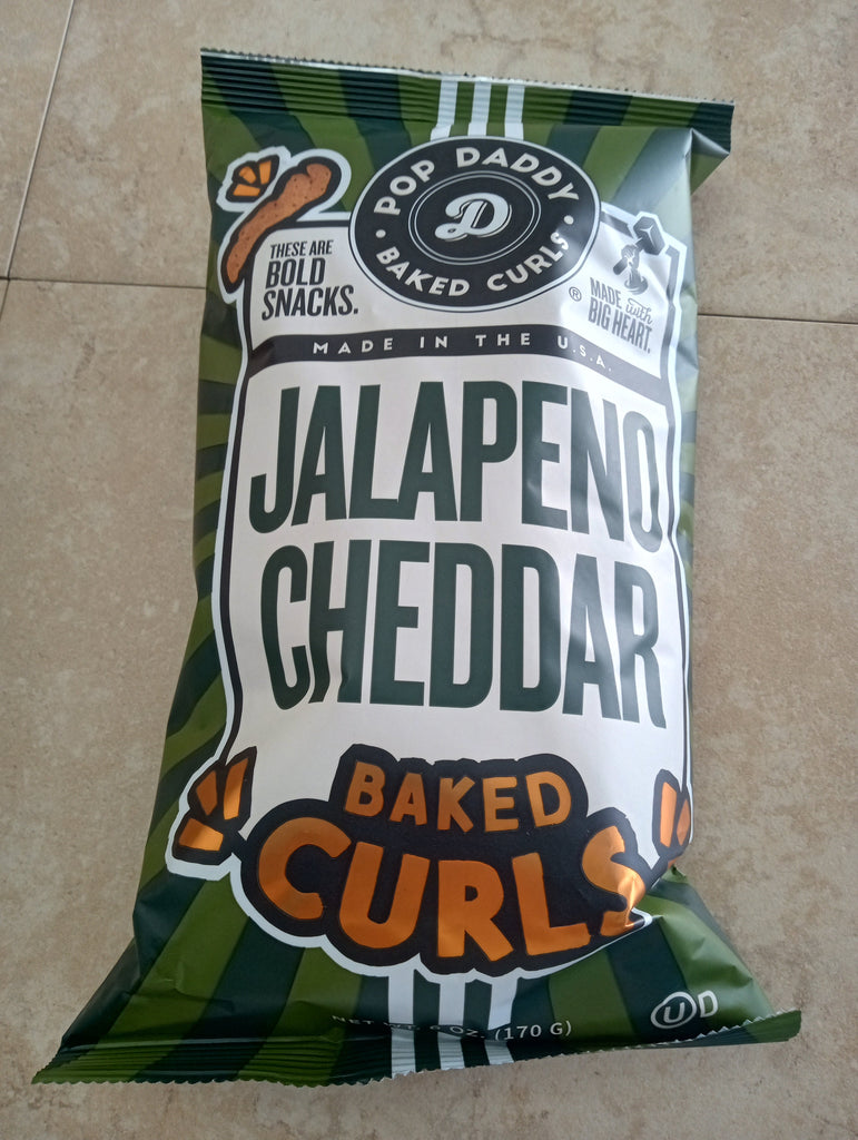 Pop daddy Jalapeno cheddar baked curls