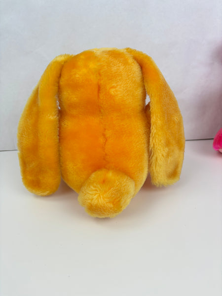 Vintage Kodak Kolorkins Plush Snap 1989 Stuffed Animal Yellow 8" Used W/ Tag