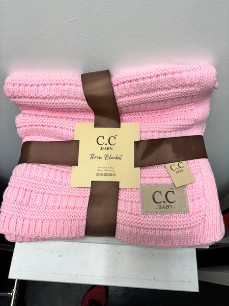 C.C. Baby throw blanket Amanda Queen-Pink