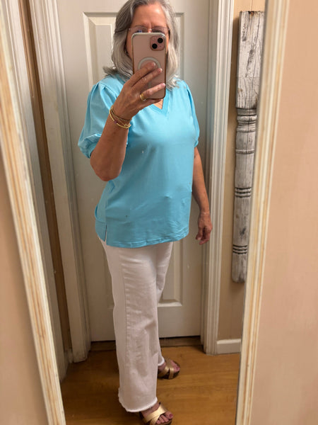 Zenana White Acid Wash DenimJeans Amanda Queen