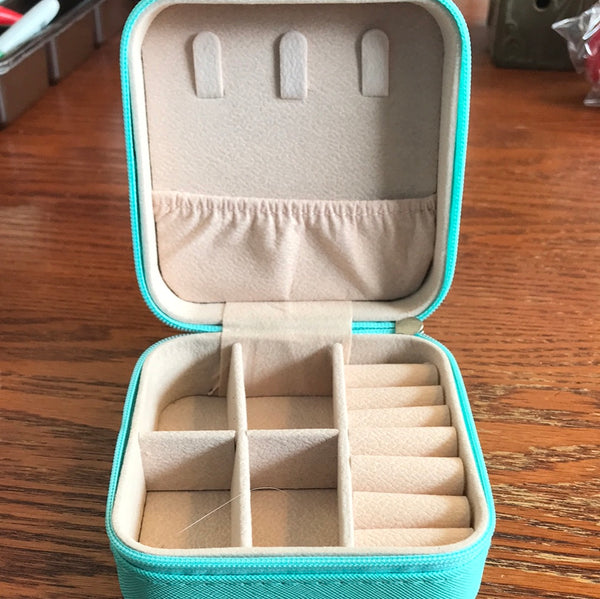Small Zippered Jewelry Case