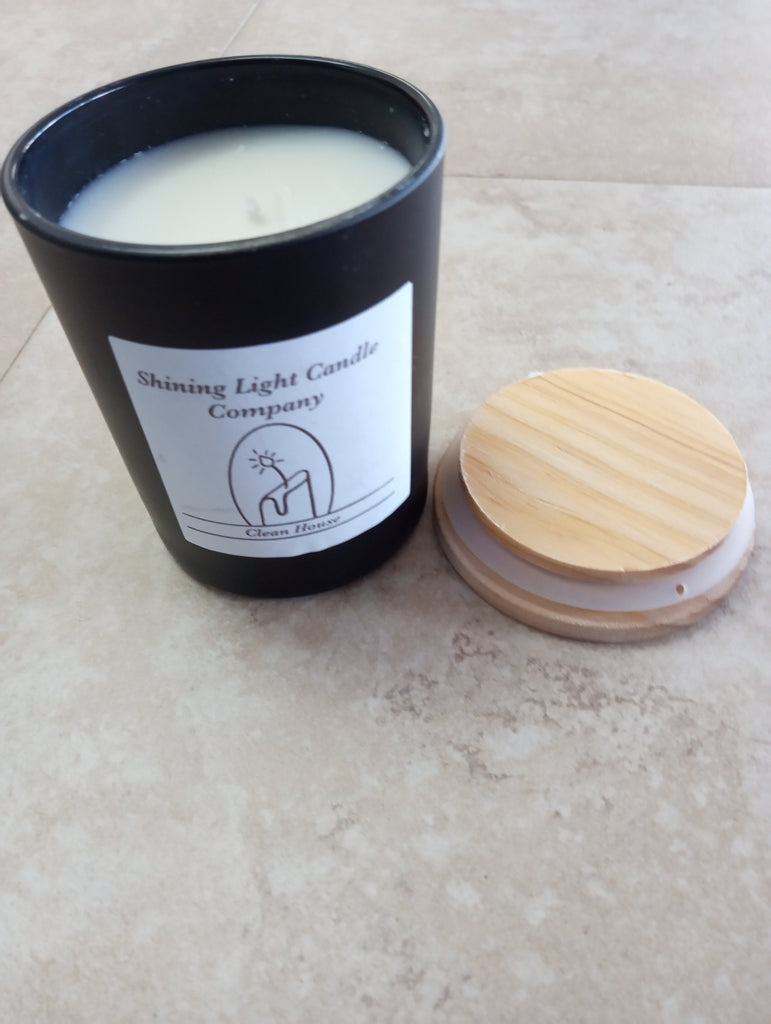 8 oz Homemade Soy Candle | Clean House & White Sage Scents
