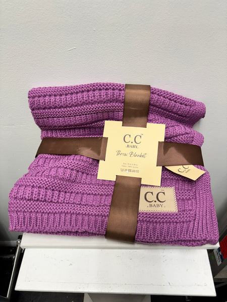 C.C. Baby throw blanket Amanda Queen-purple