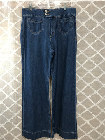Wide Legg High Rise Jean-size 30