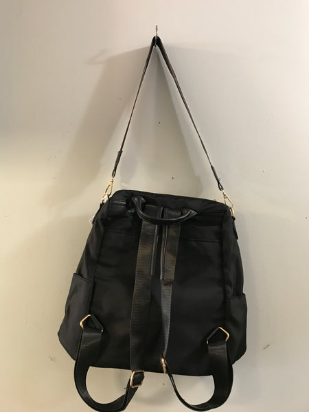 Black Backpack Purse