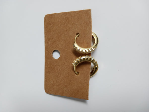 Gold Tarnish resistant Stud Earrings