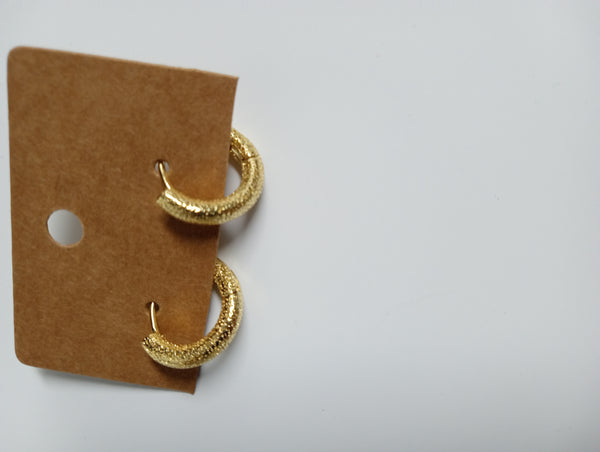 Gold Tarnish resistant Stud Earrings