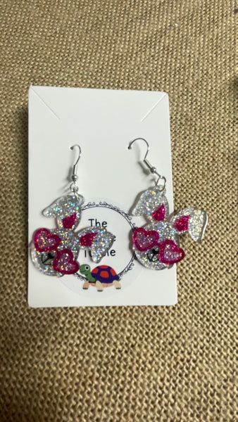 Acrylic Bunny Earrings Amanda Queen