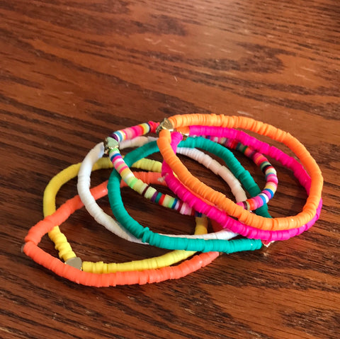Seven Strand Multi Color Bracelets