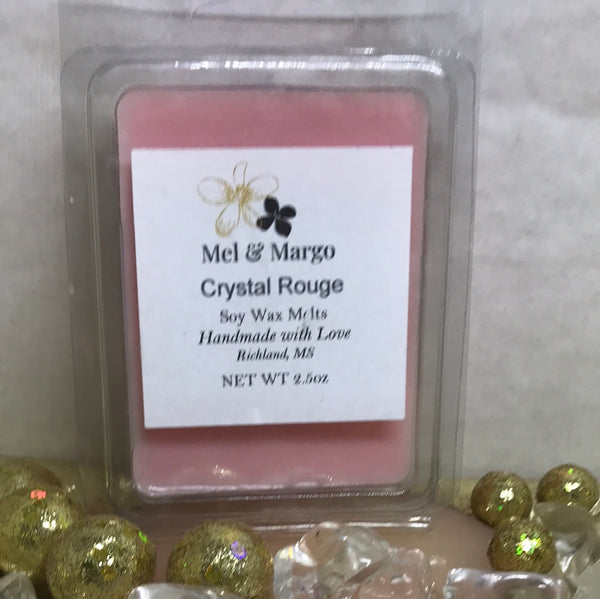 2.5 oz Soy Wax Melts-Crystal Rouge