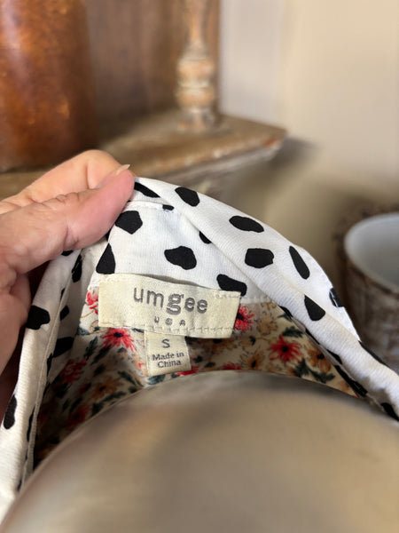 Umgee Mixed Print Tiered Dress | Animal & Floral Boutique Midi Dress Kay Kayla