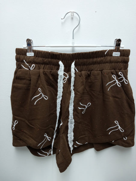 Umgee Bow & Ribbon Drawstring Shorts – Women's Cute Summer Umgee