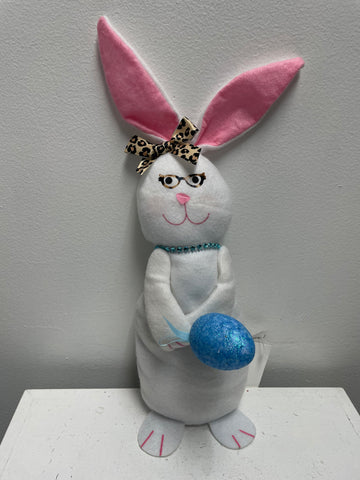White bunny shelf sitter Shirley Ollison