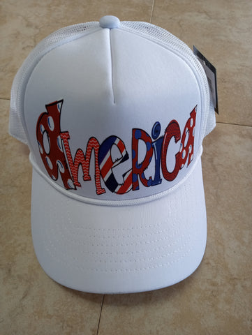 C.C. White Patriotic hats 