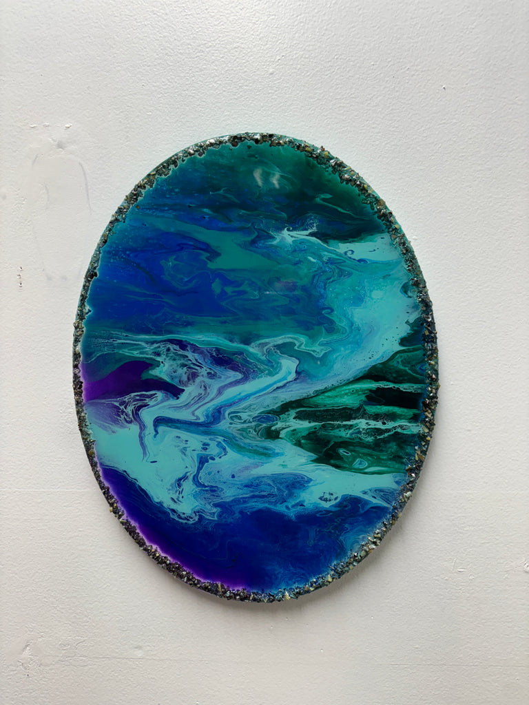 Oval Painting Mary Overstreet
