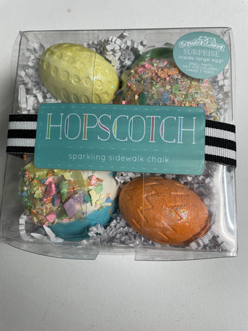 Hopscotch Sparkling Sidewalk Chalk 4 Pack - Kids Outdoor Art Gift-blue