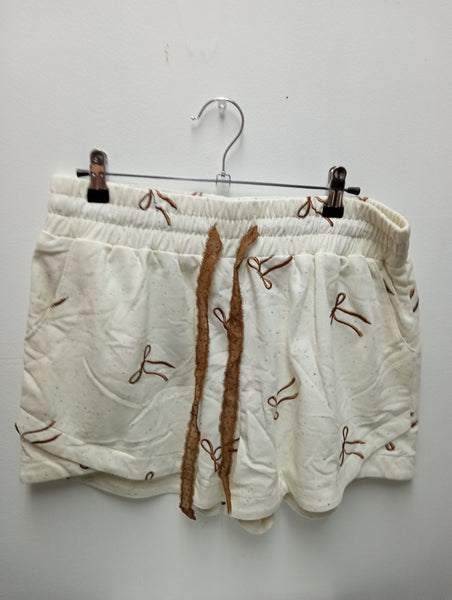Umgee Bow & Ribbon Drawstring Shorts – Women's Cute Summer Umgee