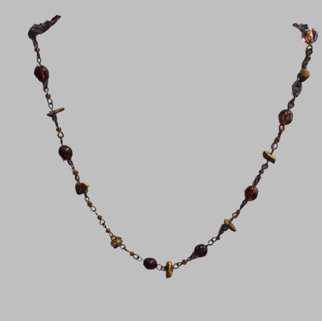 Red Stone Choker Necklace