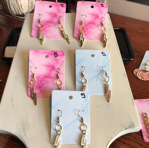 Assorted Lightening Rod Earrings