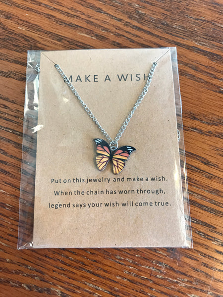 Make a Wish Butterfly Necklace