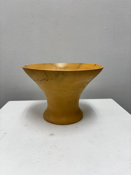 Elegant Hand-Turned Wooden Display Bowl – Rustic Charm for Any Room karen Forkin